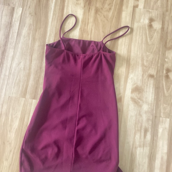 Plum colored semi formal dress - Picture 2 of 2